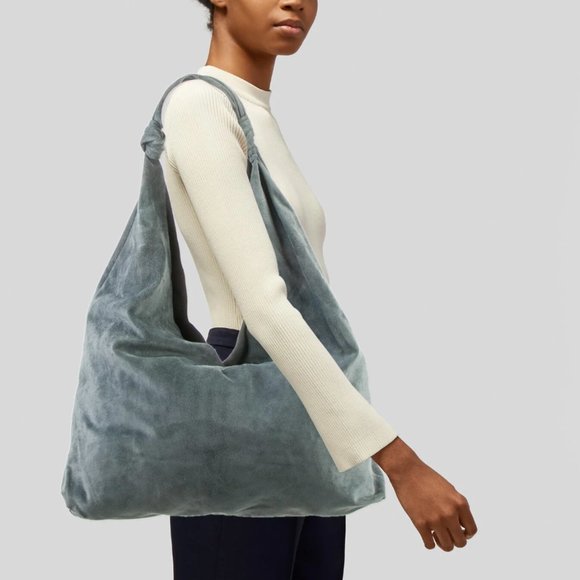 The Row Handbags - The Row Suede Double Knot Bindle Bag